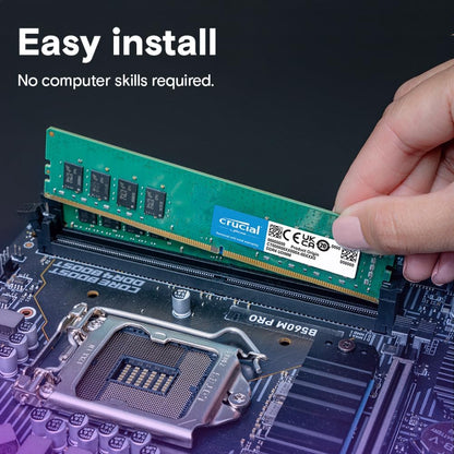 Crucial RAM 16GB DDR4 3200MHz CL22 (2933MHz oder 2666MHz) Desktop Arbeitsspeicher CT16G4DFRA32A