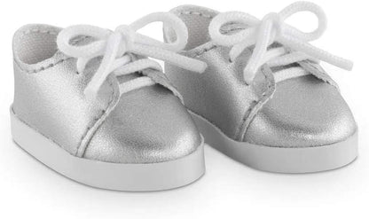 Corolle 9000211510 Ma Silver Shoes for All 36 cm Dolls Accessories