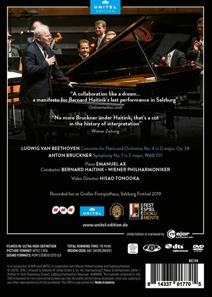 Beethoven Piano Concerto No. 4/Bruckner Symphony No. 7