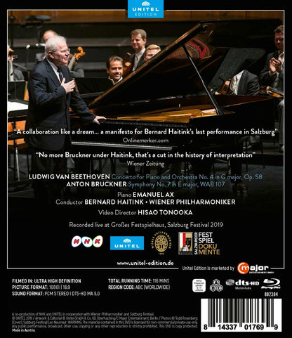 Beethoven Piano Concerto No. 4/Bruckner Symphony No. 7