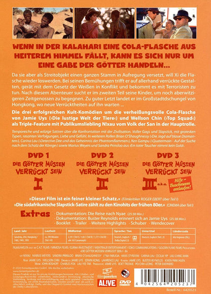 Die Götter müssen verrückt sein I-III (Triple Feature) (3 DVDs)