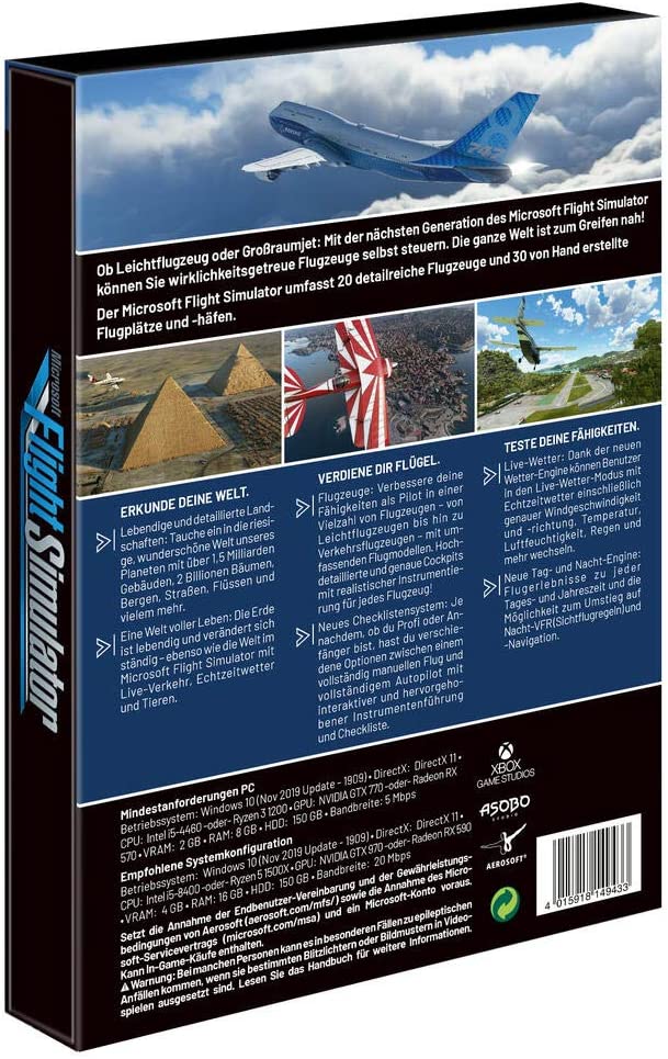 Microsoft Flugsimulator 2020 - Standard Edition (Windows 10