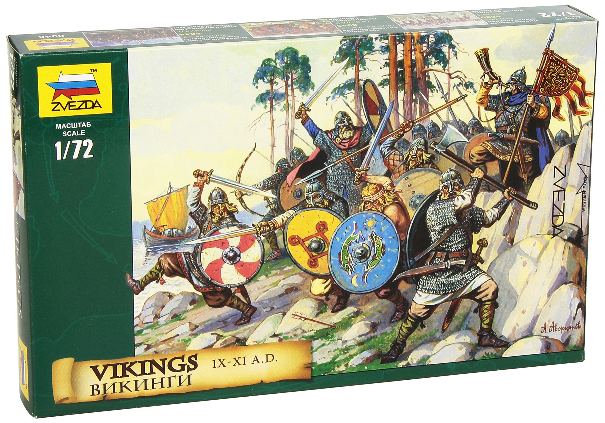 Zvezda- Vikings Vikingos Kit de Modelo, Multicolor, Small (Z8046