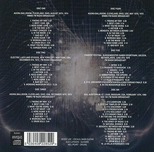Spirit of Radio Live 1974-1980 (Box