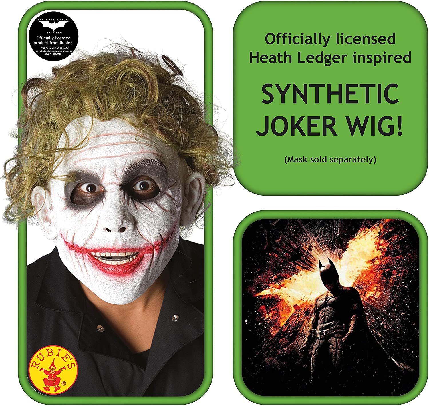 Batman The Dark Knight Joker Wig