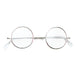 Bristol Novelty BA129 Classic John Lennon Round Sunglasses | Unisex | 1 Piece | Clear | One Size - Adult Glass, Black