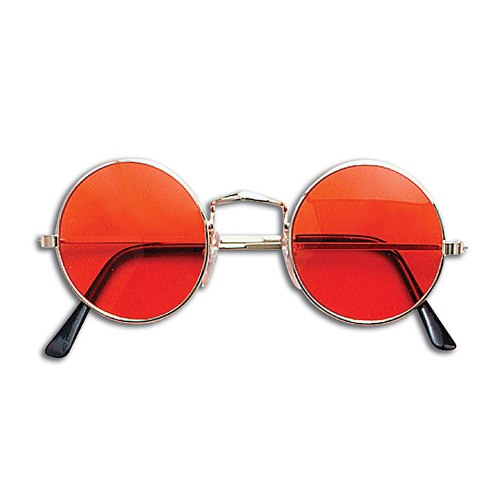 Bristol Novelty BA222 Lennon Glasses Orange, One Size 1 Orange