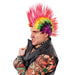Bristol Novelty BW787 Mohican Wig, Red/Purple, One Size