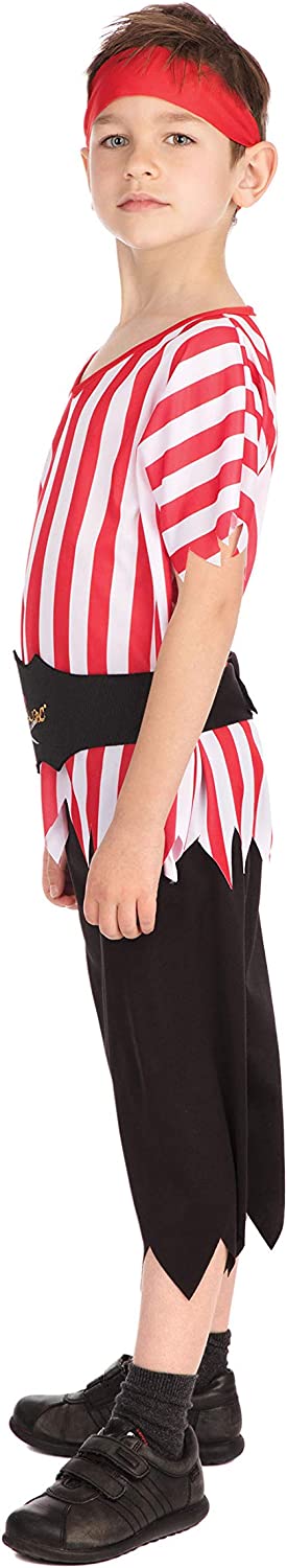 Bristol Novelty Pirate Boy Budget Costume
