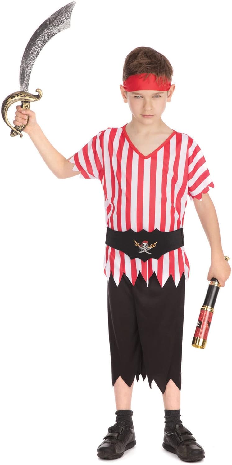 Bristol Novelty Pirate Boy Budget Costume