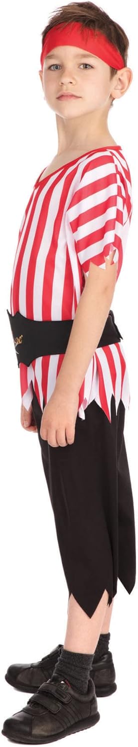Bristol Novelty Pirate Boy Budget Costume