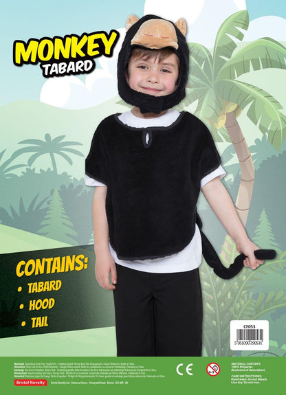Bristol Novelty Kinder Affen-Kostüm-Set