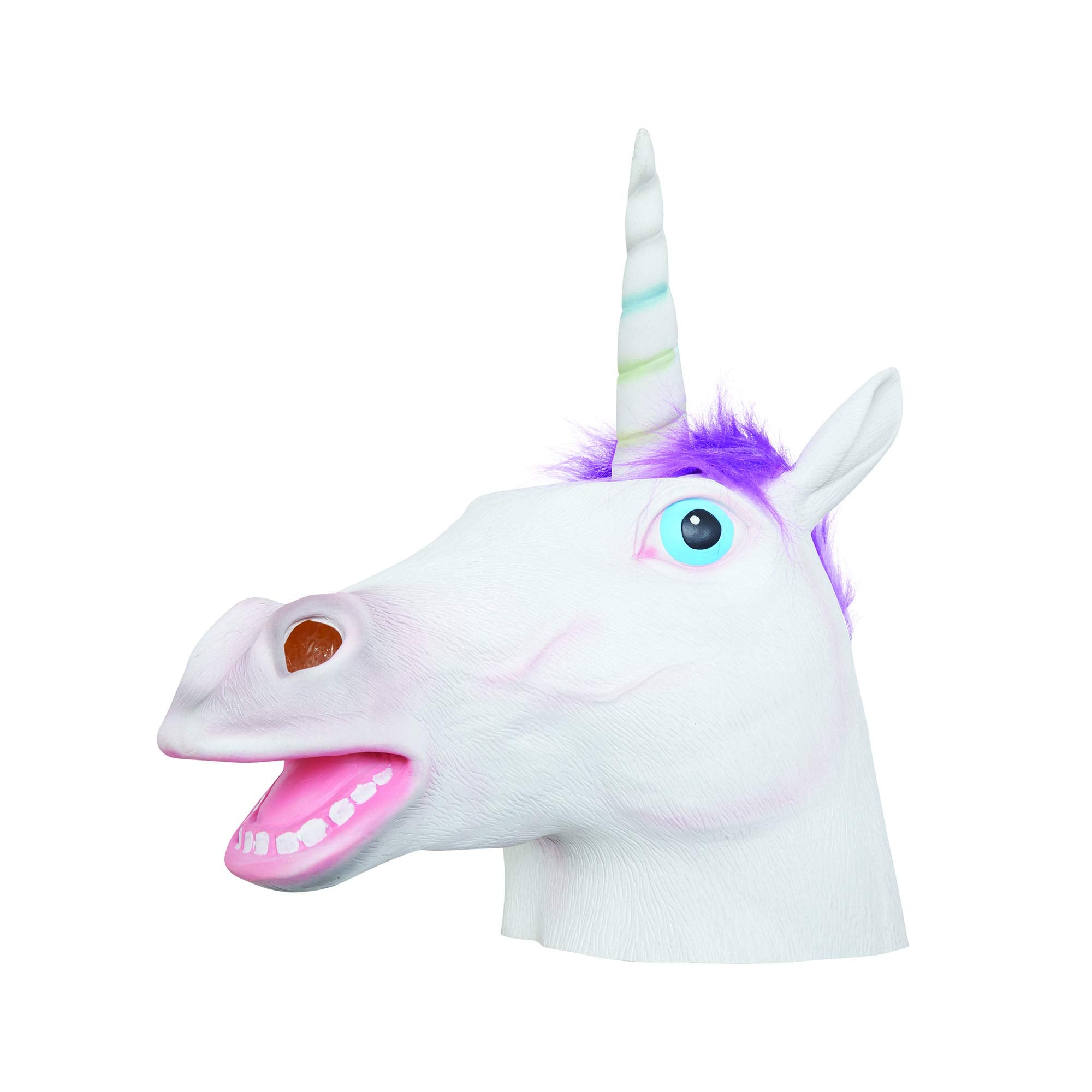 Bristol Novelty Unisex Latex-Einhornmaske für Erwachsene