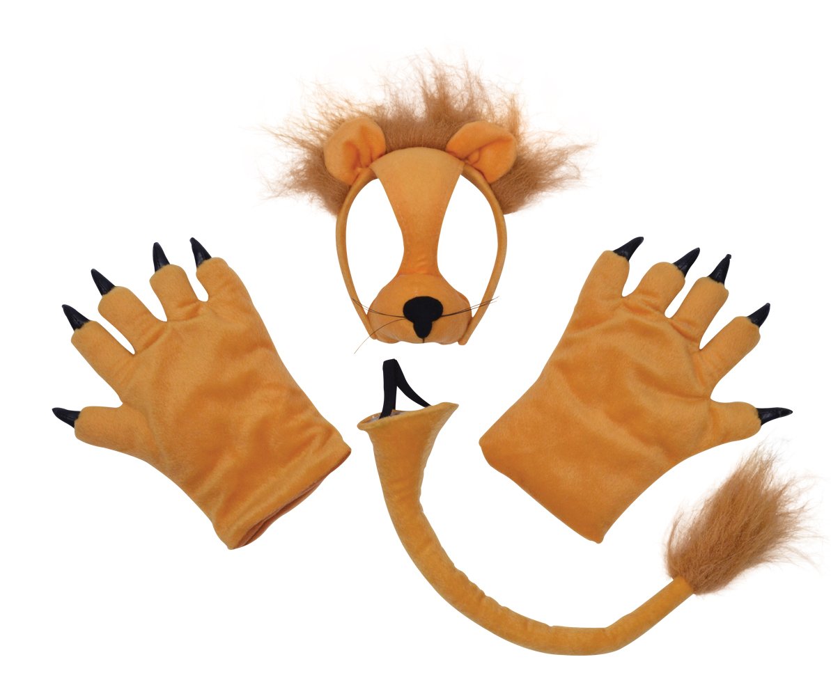 Bristol Novelty DS138 Lion Costume Accessory Set, One Size