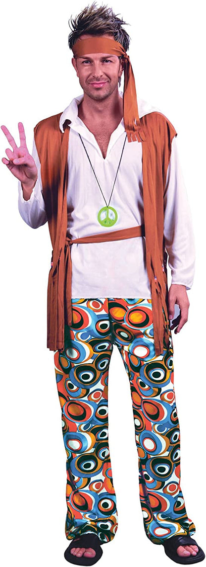 Bristol Novelty AC591X Hippy Man Costume, X-Large