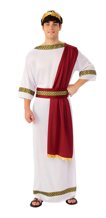 Bristol Novelty AC364 Ancient Greek God Costume set | For Men | White, Multi-coloured, Standard One Size
