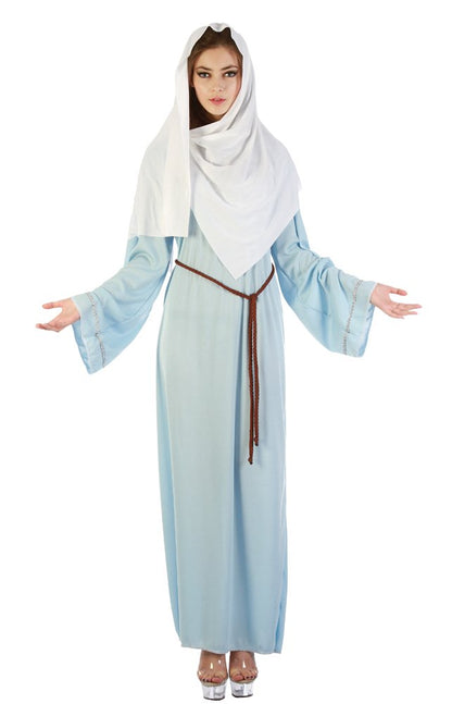 Bristol Novelty Nativity Christmas Ladies Religious Top Fancy Dress Party Virgin Mary Costume UK