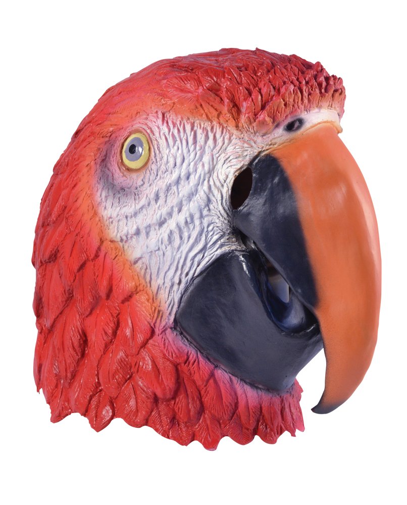 Bristol Novelty BM417 Parrot Overhead Mask, One Size