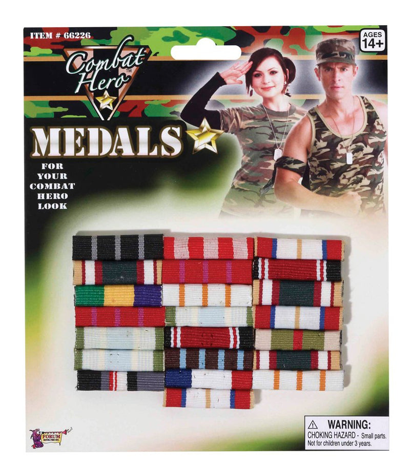 Bristol Novelty 66226 Military Medal Bars, One Size
