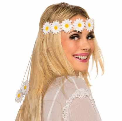 Hippie Daisy Flower Headband