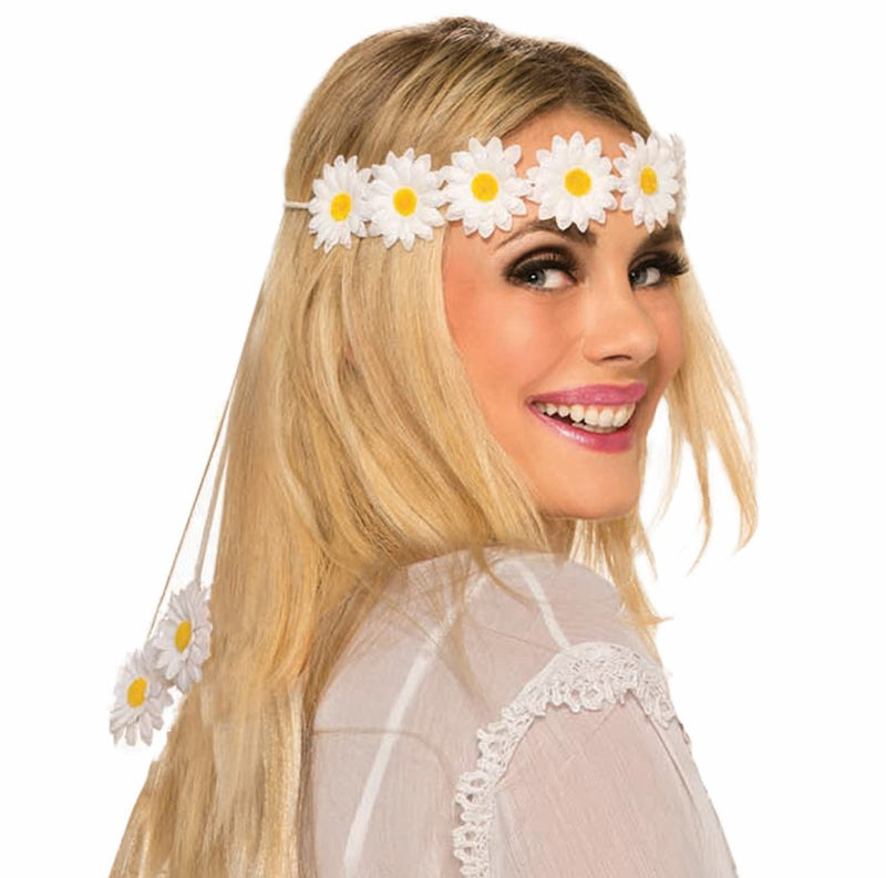 Hippie Daisy Flower Headband