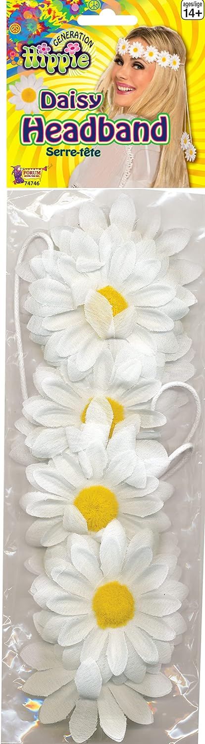 Hippie Daisy Flower Headband