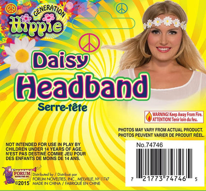 Hippie Daisy Flower Headband