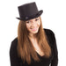 Bristol Novelty BH476 Top Hat Black Satin Look, Unisex-Adult