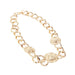 Bristol Novelty BA3223 Coin Necklace, Men, Gold