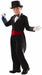 Kid's Black Magician's Tailcoat Costume, Medium Size (Pack of 1) - Eye-Catching Design, Perfect for Birthday Parties, World Book Day, Performances, & More Halloween Halloween