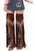 Bristol Novelty Hippie Bein-Fransen mit Perlen