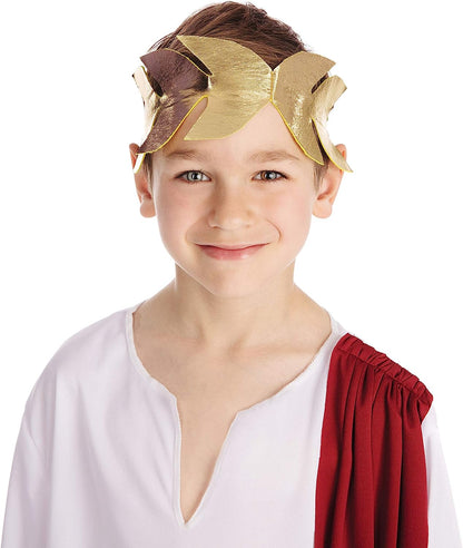 Bristol Novelty Roman Emperor Costume (XL) Childs Age 9 - 11 Years Age 10 - 12 years old