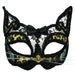 Bristol Novelty - Antifaz de lujo diseño encaje transparente de leopardo