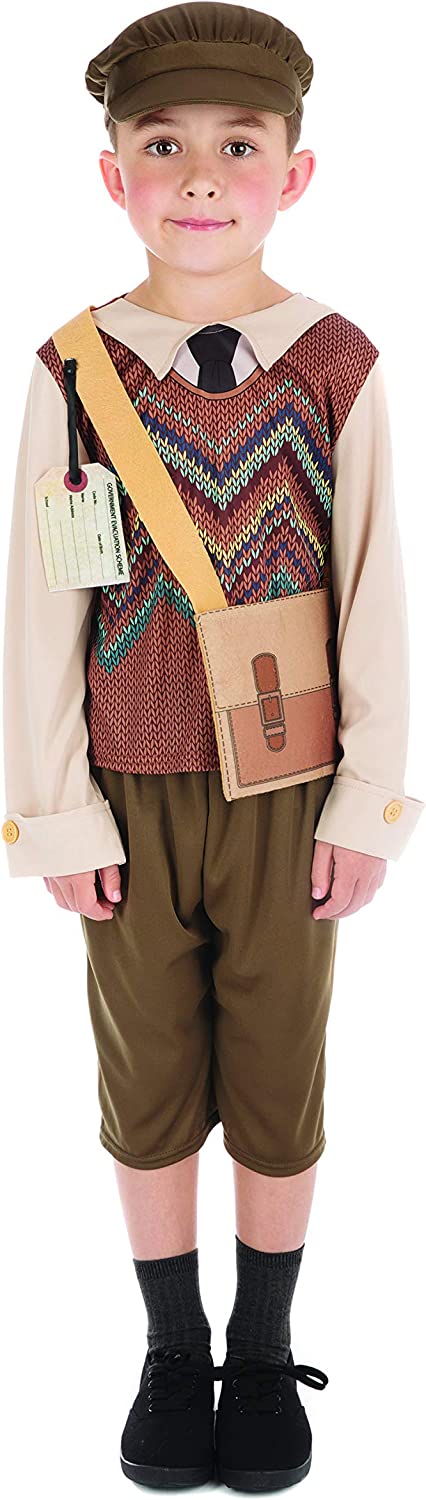 Bristol Novelty Evacuee Schoolboy Costume