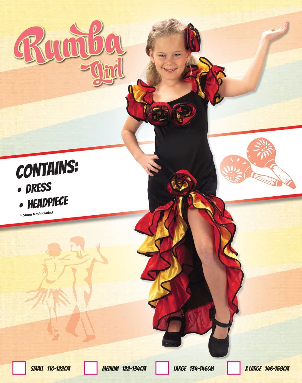 Bristol Novelty Rumba Girl Costume