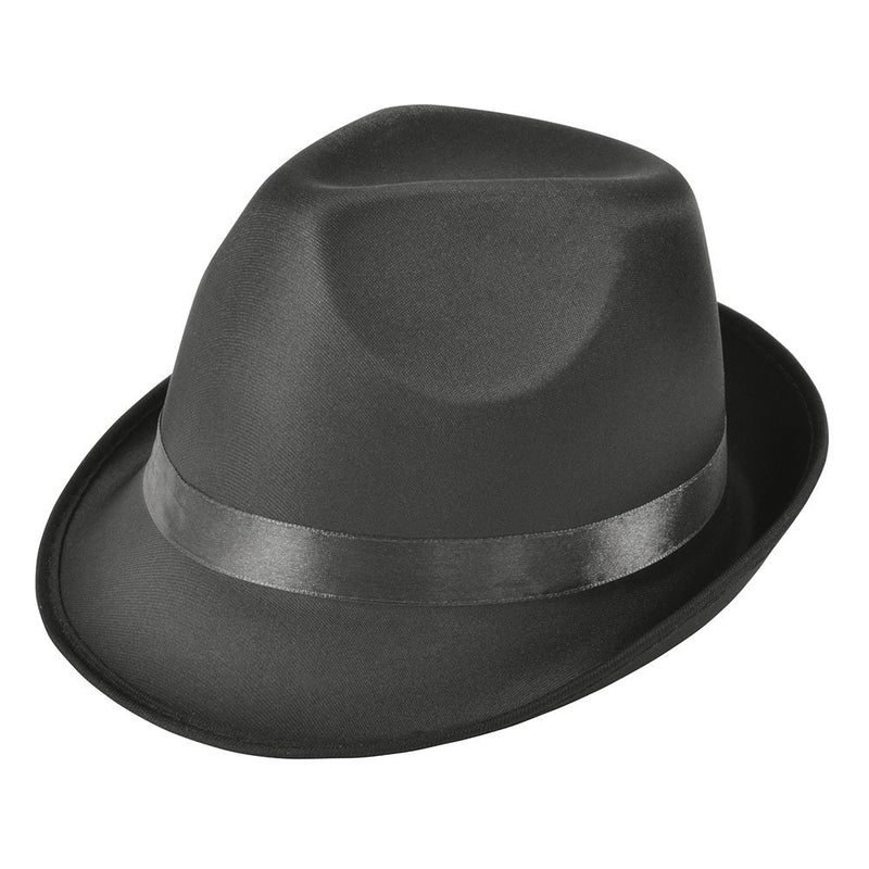 Black Fedora BH509 Madness/Gangster Fancy Dress Hat