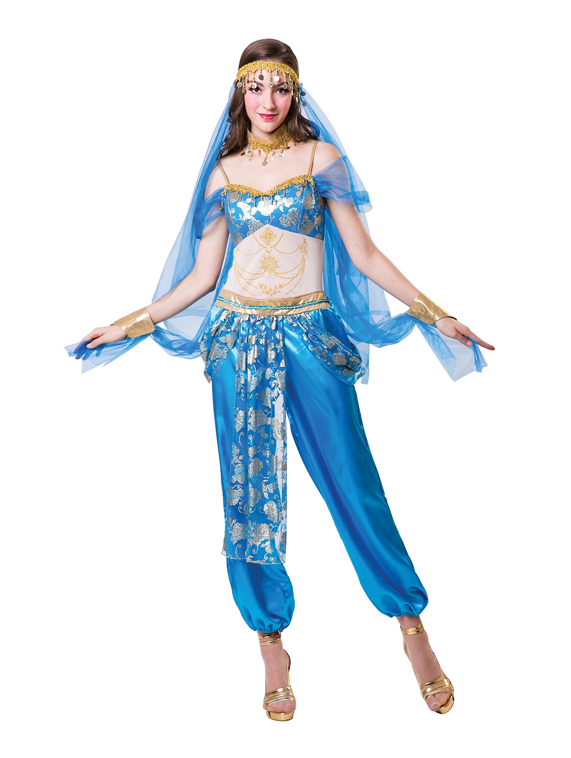 Bristol Novelty-AF072 Bailarina de harén, color azul, talla única (AF072