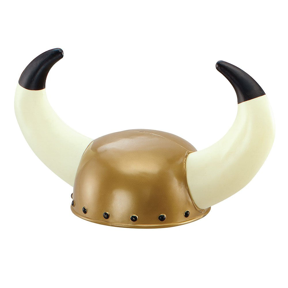 Bristol Novelty BH096 Viking Helmet with Plastic Horns, Mens, Multi-Colour, One Size 1 Multi-colour