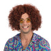 Bristol Novelty BW283 Perruque hippie pour homme Marron/noir