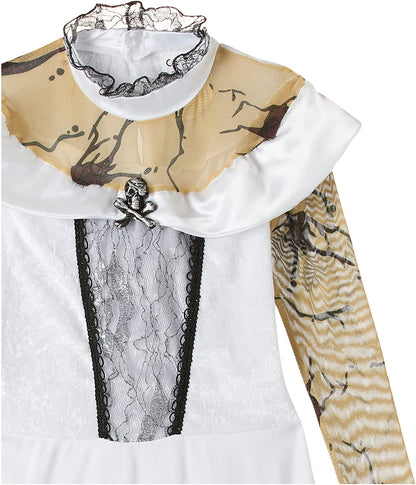 Bristol Novelty Zombie Bride Child Costume, Kids Fancy Dress