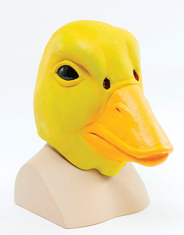 Bristol Novelty BM343 Duck Overhead Mask, One Size 1 Gelb