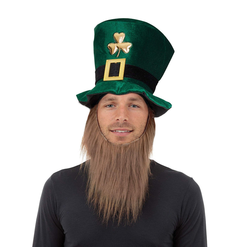 Fabric Leprecaln Hat with Beard (Mütze / Hut