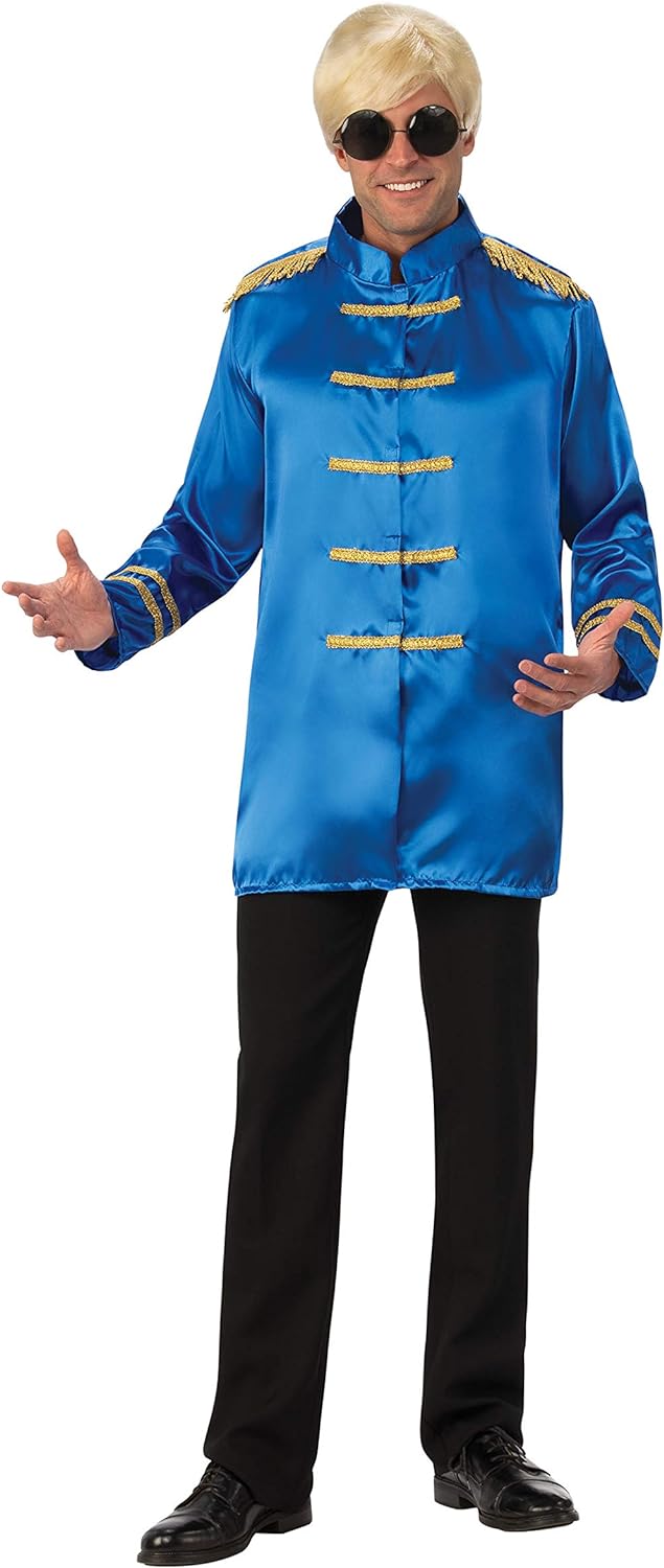 Bristol Novelty AC413B SGT Pepper Budget Jacket, Blue, Standard