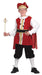 Boys 5 Piece Red Medieval Tudor Nativity King Christmas Fancy Dress Costume Outfit 4-14 years