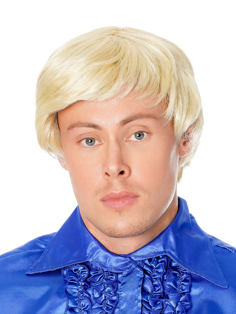 Bristol Novelty mens Side Parting Blonde Wig | For Men Blonde Accessory, Multicolor, One Size UK