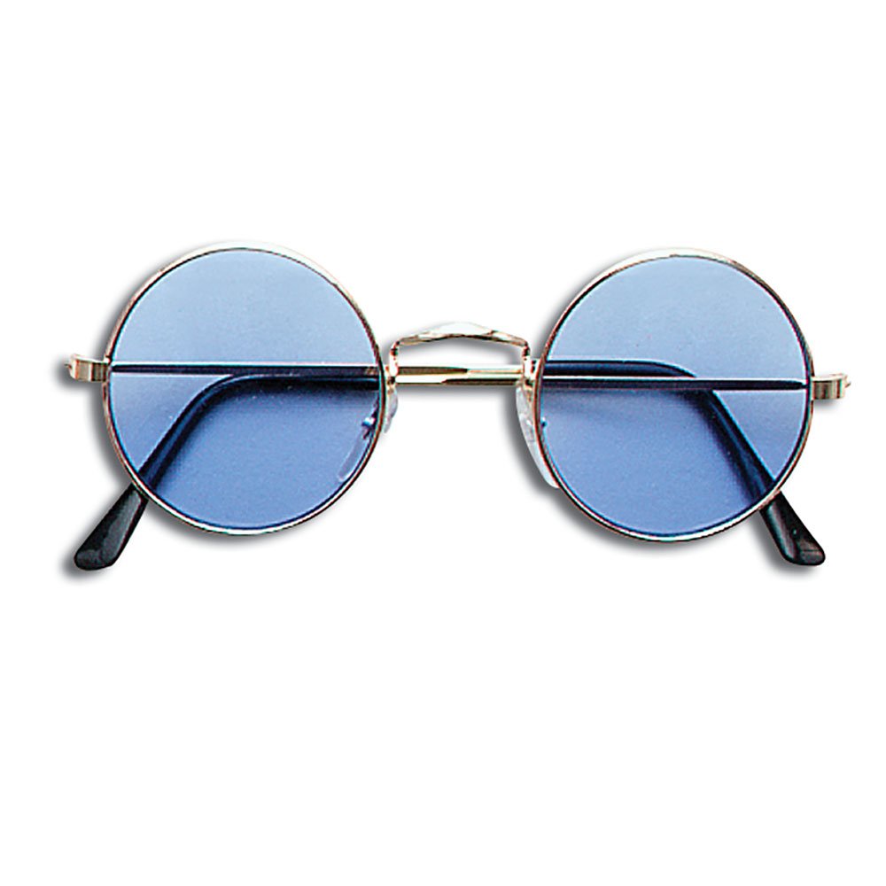 Bristol Novelty BA366 Lennon Glasses Blue, One Size