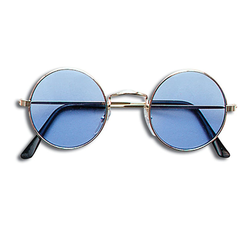 Bristol Novelty BA366 Lennon Glasses Blue, One Size