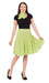 Glamorous Women's Light Green Rock 'n' Roll Costume Set - Perfect for Theme Events, Hen Parties, Historical, New Year's Eve, & More Halloween Halloween