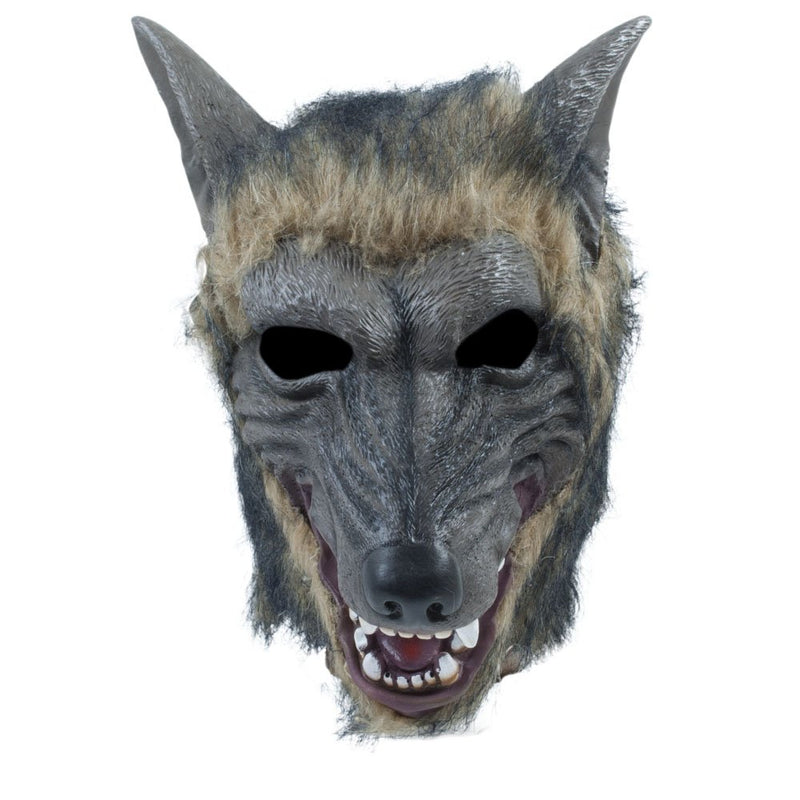 Bristol Novelty Unisex Adult Checked Wolf Mask