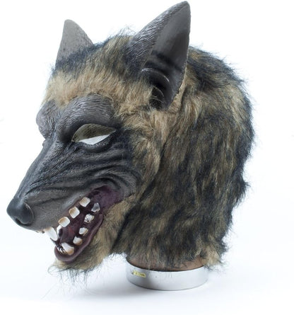 Bristol Novelty Unisex Adult Checked Wolf Mask
